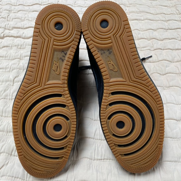 Nike Lunar Force black suede sneaker size 10 - Picture 4 of 5